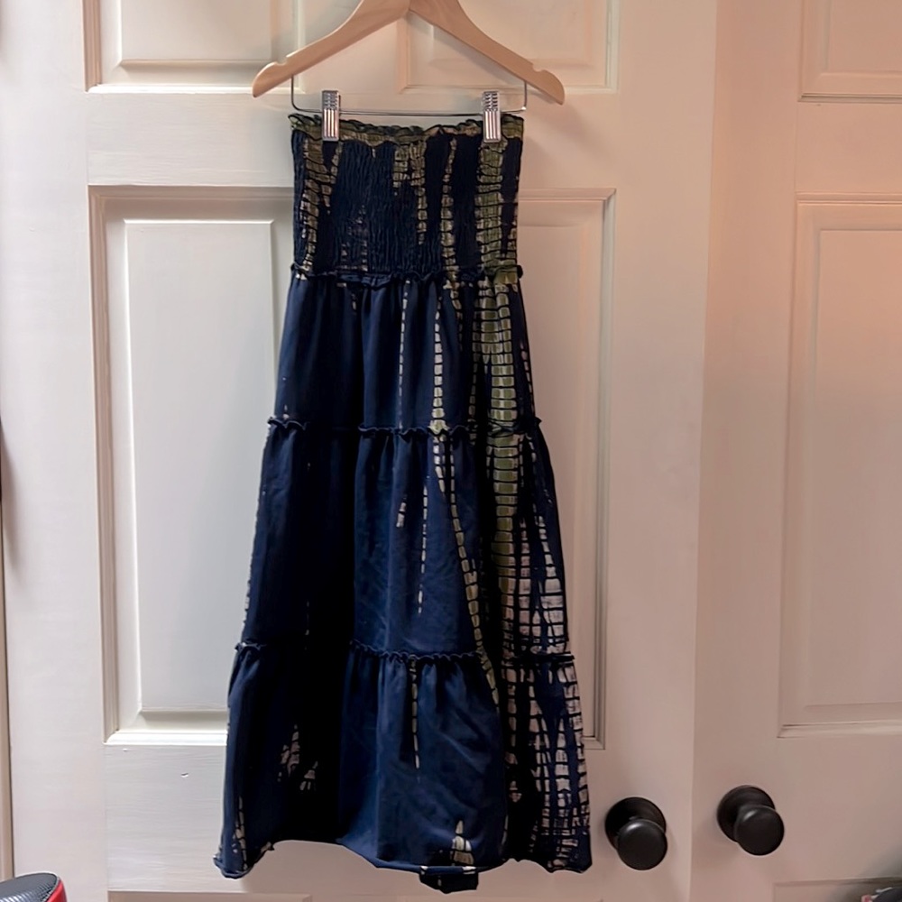 Jak and Peppar Ruffle Tie Dye Smock Sundress 10